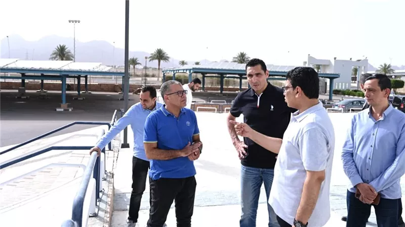 وزير الشباب والرياضة يتفقد المدينة الشبابية والمدينة الرياضية بجنوب سيناء 