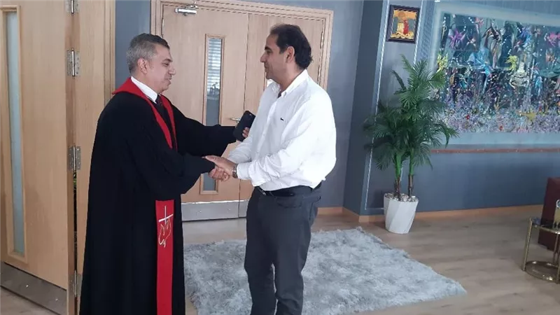 رئيس جامعة بورسعيد يستقبل وفد الكنيسة الإنجيلية للتهنئة بعيد الأضحى 