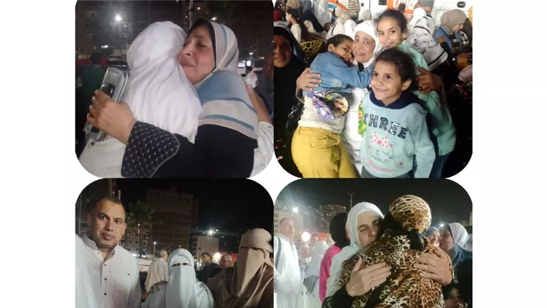 بالدموع والأحضان.. أهالي الإسكندرية يودعون حجاج بيت الله الحرام 