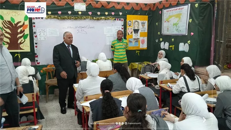قبيصي يشيد بانضباط لجان امتحانات التوفيق الإعدادية للبنات بالفيوم 
