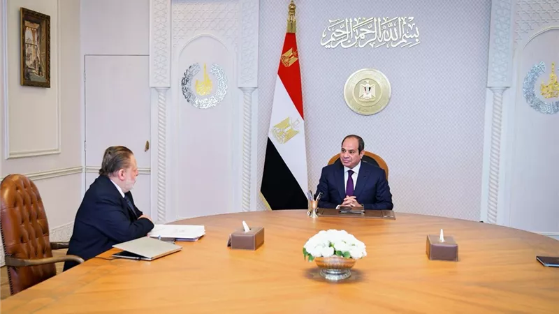 الرئيس السيسي يؤكد على ضرورة حرص البنك المركزي على نمو الاحتياطيات الدولية 