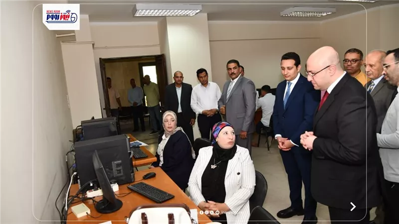 محافظ الفيوم يتفقد أعمال اختبارات المتقدمين لوظائف القيادات المحلية الجديدة