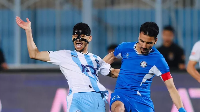 أهداف وملخص مباراة بيراميدز وسموحة الشوط الأول في الدوري المصري 2025-26