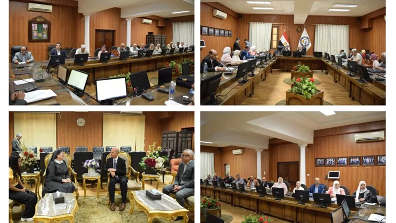 أنشطة وفعاليات محو الأمية ملفات هامة بأجندة جامعة بنى سويف 