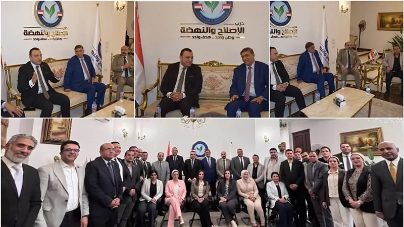 وفد التنسيقيةيناقش أهم القضايا السياسية مع قيادات وأعضاء حزب الإصلاح والنهضة