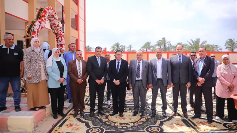 محافظ دمياط يفتتح تطوير وتوسعات مدرسة جمصة شرق الإعدادية الثانوية