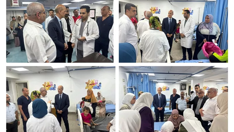 زيارة مفاجئة للطوارئ.. رئيس جامعة بني سويف يتابع جودة الخدمات الطبية للمواطنين