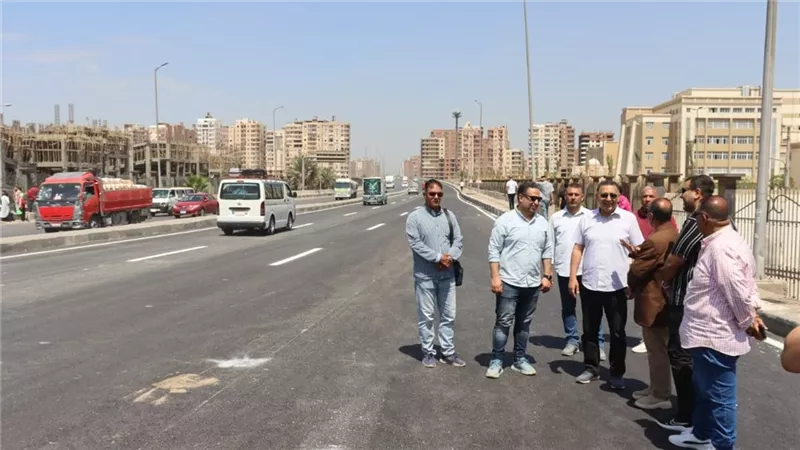 محافظ القليوبية يفتتح أعمال الصيانة الشاملة لكوبري وطريق بنها الزراعي 