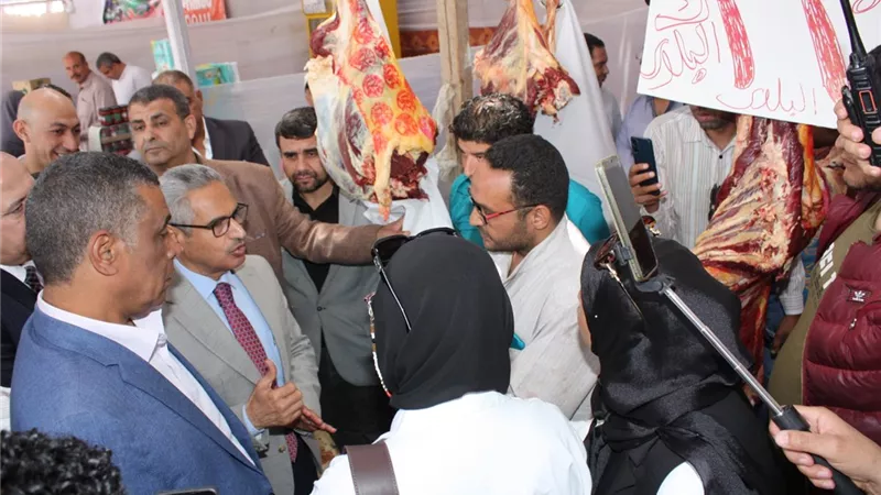 16 مجزرا حكوميا لذبح الأضاحي لأهالى بنى سويف بالمجان وتكثيف الحملات الرقابية