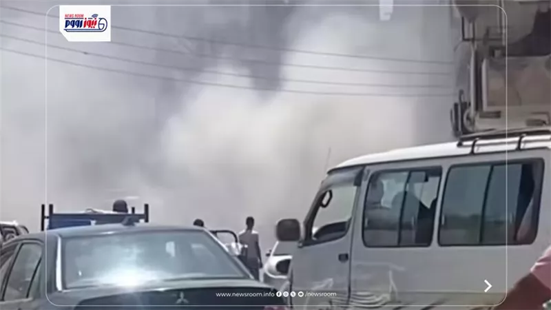السيطرة على حريق محدود بسيارة بجوار نقابة المحامين في الفيوم دون إصابات
