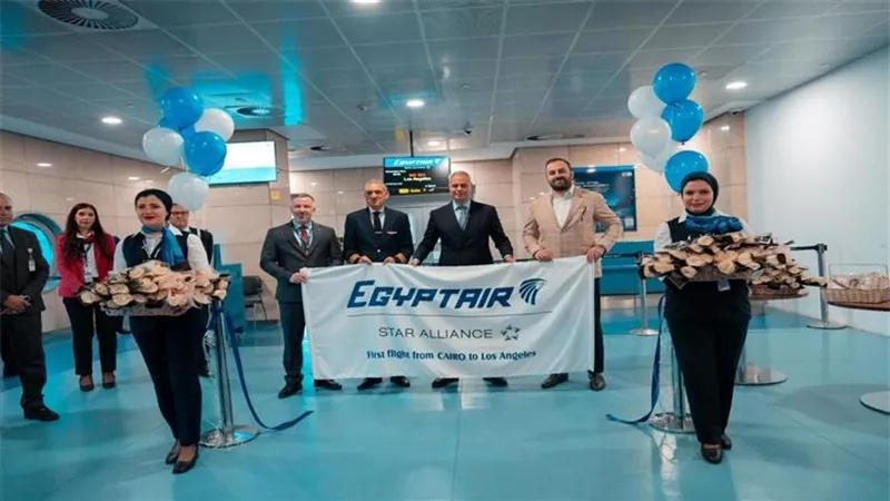 السفارة الأمريكية: خط مصر للطيران الجديد للوس أنجلوس يعزز الروابط بين البلدين
