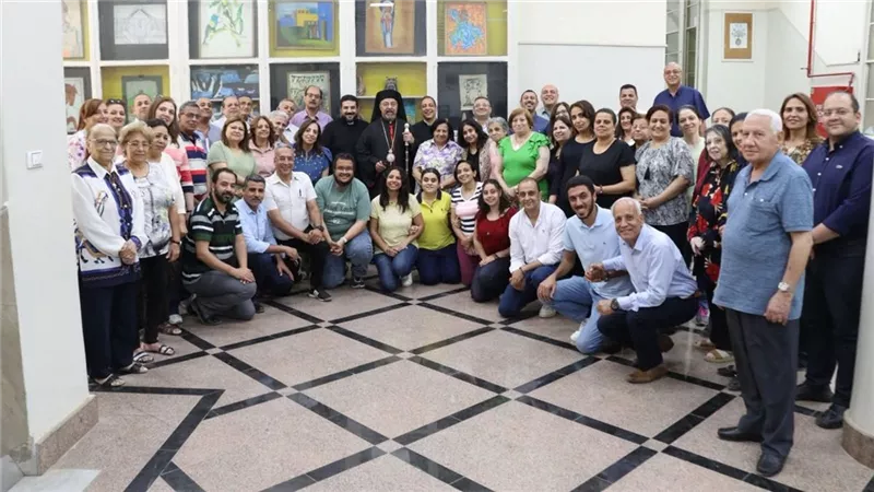 الأنبا إبراهيم إسحق يشهد الاجتماع العام الثاني للمجلس الإقليمي للجيو ماريا 
