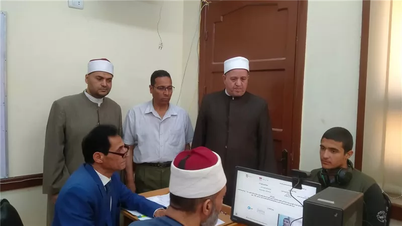 متابعة امتحانات القراءات وأعمال الكنترولات بالقليوبية الأزهرية