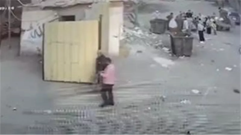 طار في الهواء من قوة الاصطدام.. كاميرات المراقبة توثق لحظة دهس مسن بطوخ