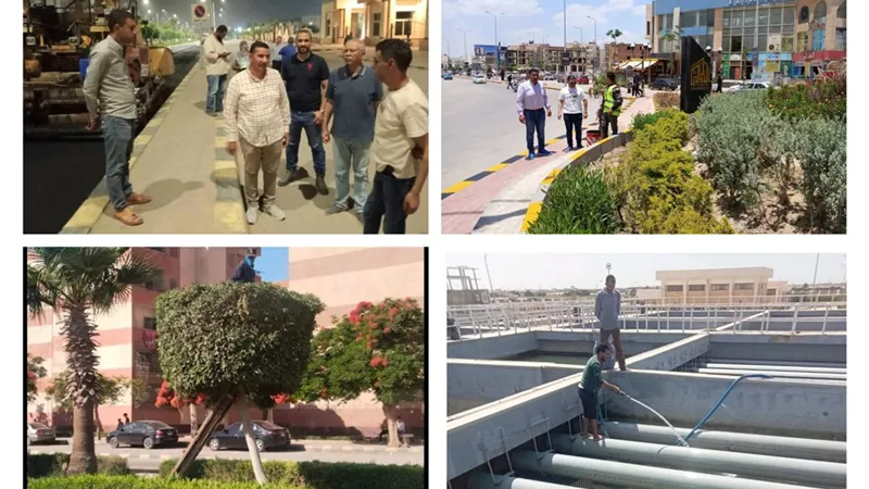 رفع درجة الاستعداد للاضحى وغرف عمليات ومنع التعديات ببنى سويف الجديدة 