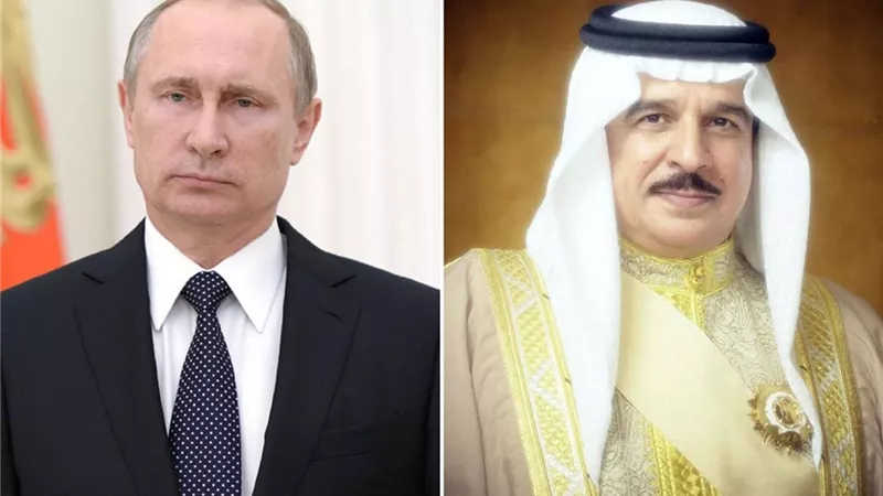 بوتين وملك البحرين يبحثان تعزيز العلاقات والتطورات الإقليمية