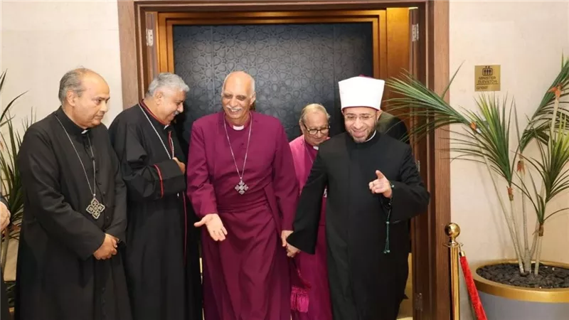 وزير الأوقاف يستقبل وفد الكنيسة الأسقفية الأنجليكانية بمصر للتهنئة بعيد الأضحى