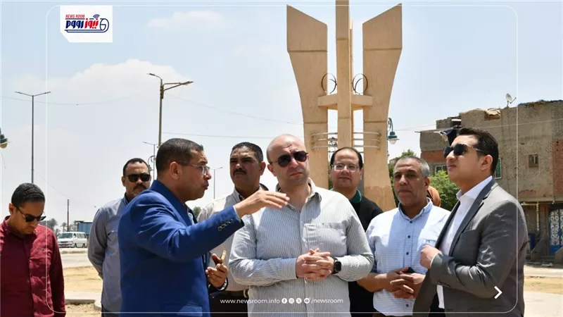 محافظ الفيوم يتفقد أعمال تطوير ورفع كفاءة عدد من الميادين والمداخل الرئيسية 
