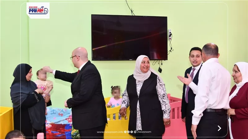 محافظ الفيوم يزور الأطفال الأيتام بجمعية تحسين الصحة لتهنئتهم بعيد الأضحى