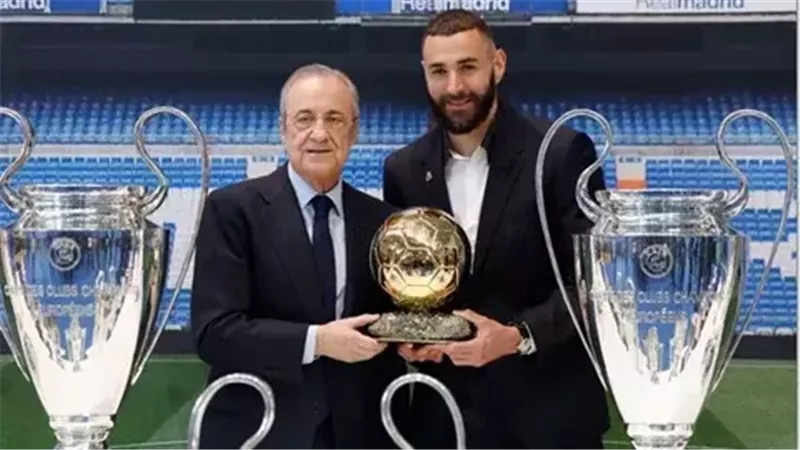 بنزيما يدعم بيريز في انتخابات رئاسة ريال مدريد المقبلة