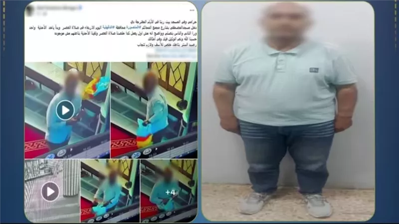 سقوط لص أحذية المصلين بالدقهلية.. سرق حذاء من داخل مسجد والمنشور يقود لضبطه