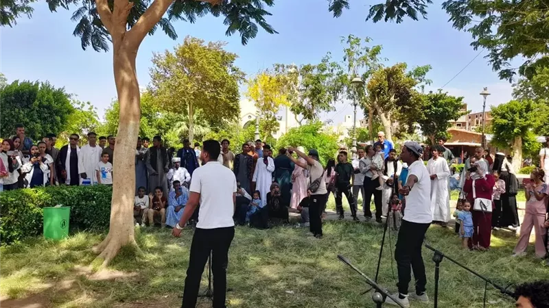عروض فنية وتراثية تُشعل أجواء عيد الأضحى في حدائق أسوان