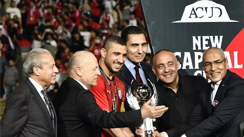 وزير الرياضة يشهد تتويج منتخب مصر بكأس العاصمة بعد الفوز على روسيا بهدف نظيف