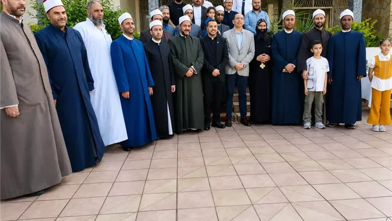  موفدو الأوقاف بموزمبيق يشاركون في مأدبة غداء بسفارة مصر