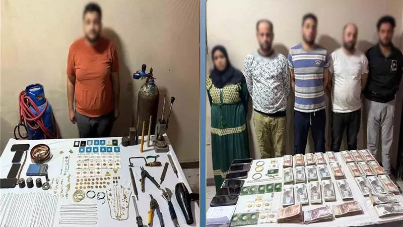ضبط تشكيل عصابي تخصص في تزوير الجنيهات والسبائك الذهبية وبيعها للمواطنين