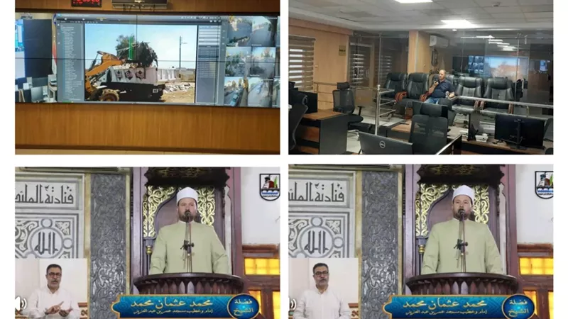 بني سويف في العيد.. متابعة إلكترونية لملفات النظافة والإشغالات