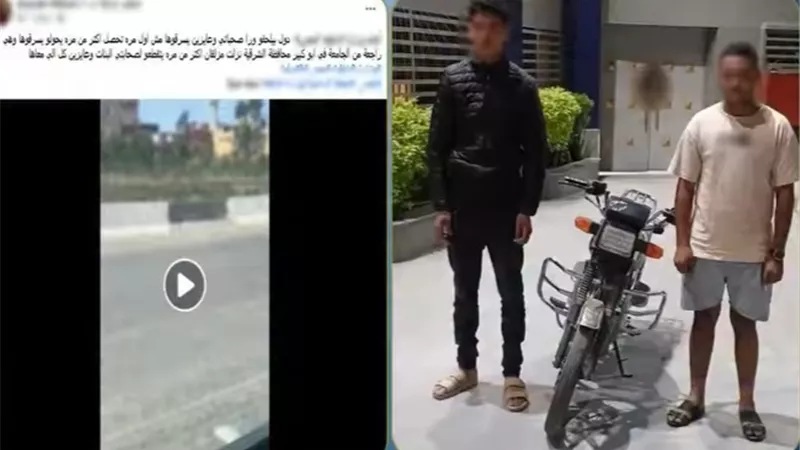 بسبب أولوية المرور.. ضبط طالبين لاحقا فتاة بدراجة نارية بدون لوحات في الشرقية