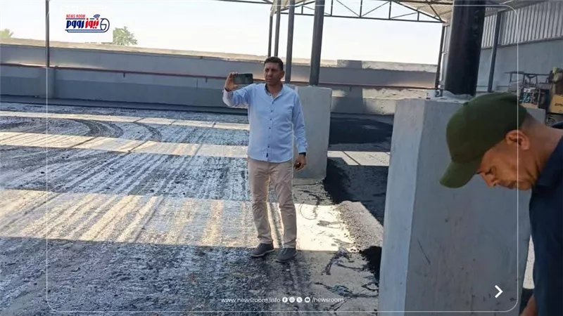 بدء أعمال رصف مجمع مواقف المنيا المطور لتحسين الخدمات وتيسير حركة الركاب