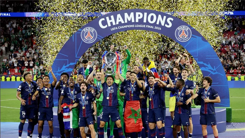 باريس سان جيرمان بطلاً لدوري أبطال أوروبا على حساب أرسنال 