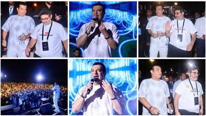ضمن احتفالات عيد الأضحى.. إيهاب توفيق يشعل حفله بالعاصمة الإدارية الجديدة