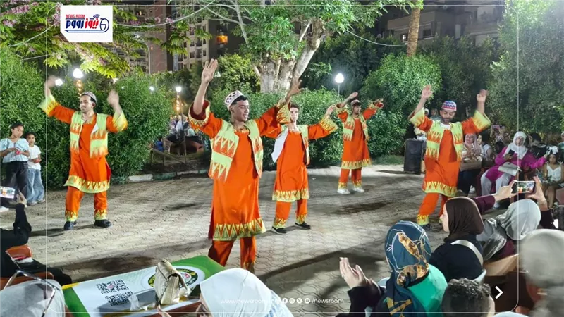 الفنون الشعبية تشعل البهجة بين الأسر والأطفال بنادي محافظة الفيوم الرياضي