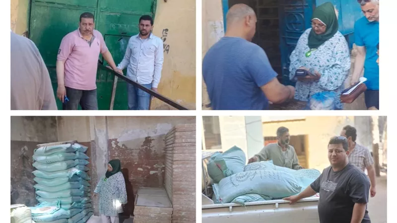 بنى سويف: تحرير100 مخالفة لمخابز بالعيد وضبط دقيق  قبل بيعه بالسوق السوداء 