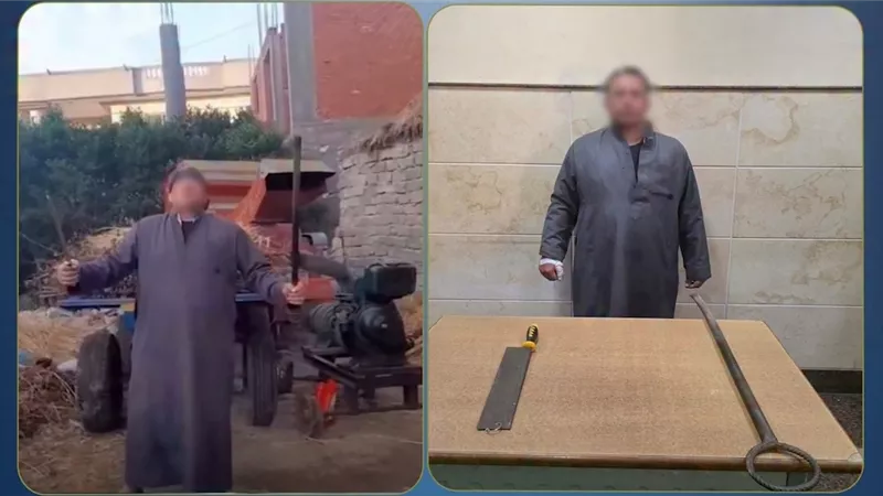 بعد نشر نيوز رووم.. ضبط شخص اعتدى بالسب ولوح بسلاح أبيض بالبحيرة