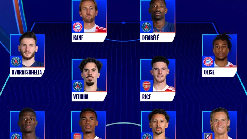 التشكيل المثالي لدوري أبطال أوروبا 2025-2026 اجتياح باريسي