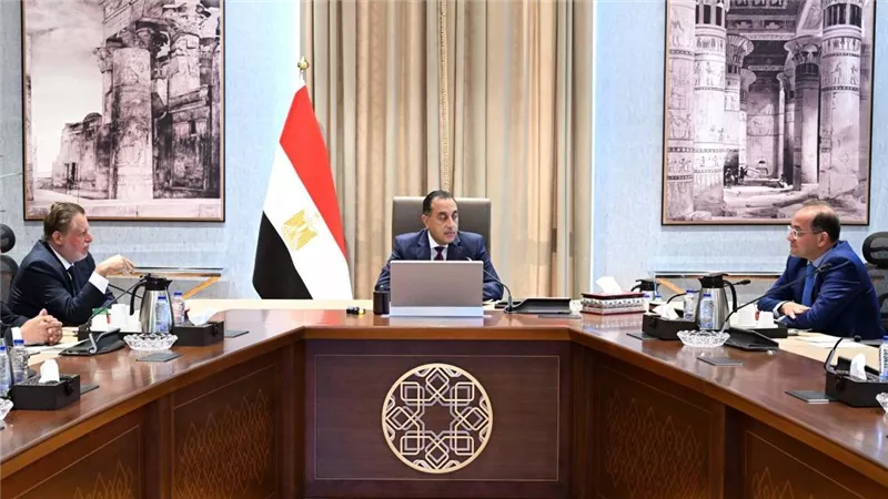 مدبولي يجتمع مع محافظ البنك المركزي ووزير المالية لاستعراض عدد من الملفات