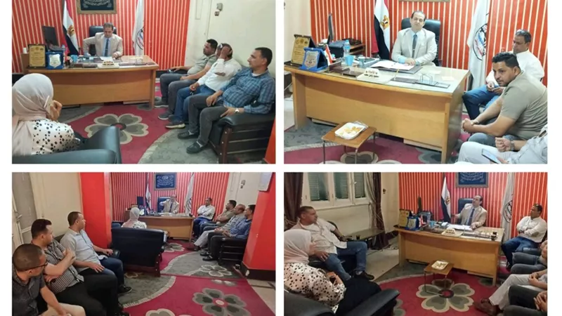 التشبيك بين الإدارات وتطوير الأداء أبرز قرارات مدير عمل بنى سويف