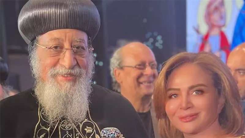 إلهام شاهين: سعيدة بلقاء البابا تواضروس والمشاركة في احتفالية «القدس الثانية»