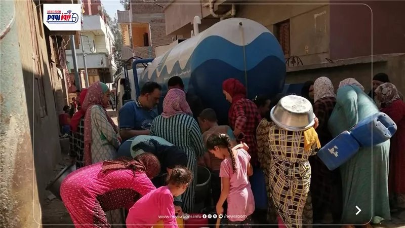 أهالى قرية النصارية بالفيوم: 10 سنوات من المعاناة مع المياه..والجركن بـ15جنيه