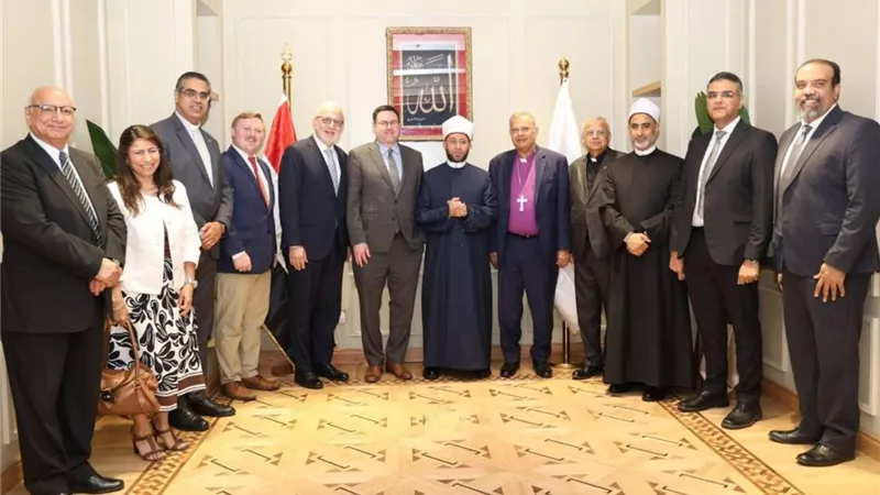 وزير الأوقاف يستقبل رئيس الطائفة الإنجيلية بمصر والأمين العام للاتحاد المعمدان