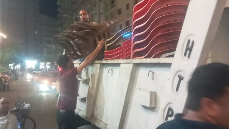 رفع 161 حالة إشغال خلال حملة مسائية مكبرة بشوارع دمنهور