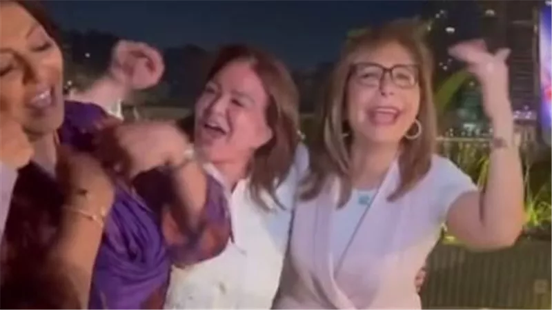 ليلى علوي وإلهام شاهين ولميس الحديدي تحتفلن بعيد ميلاد هالة صدقي