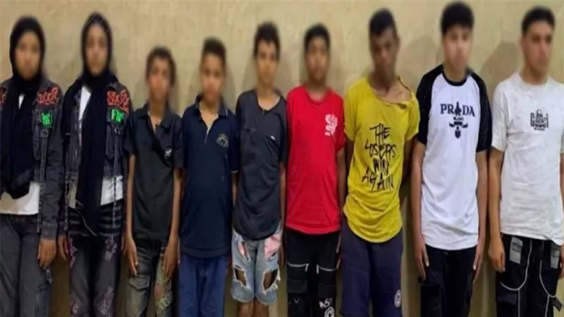 بسبب معاكسة فتاتين.. الأمن يضبط 9 أشخاص لمشاجرتهم بالحجارة في السويس