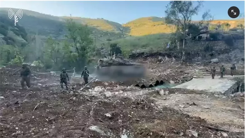 جيش الاحتلال: لواء جفعاتي يعبر نهر الليطاني في جنوب لبنان