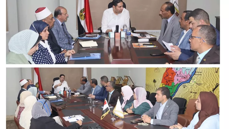 نائب محافظ بني سويف : تعزيز وتنسيق الجهود بين الجهات لضمان تنفيذ مبادرة الأزهر