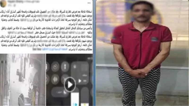 القبض على المتهم بسرقة محتويات منزل سيدة بالبحيرة 