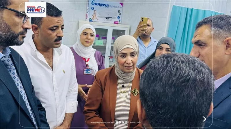 مدير صحة الفيوم تفتتح عناية الأطفال والأشعة المقطعية بمستشفى طامية